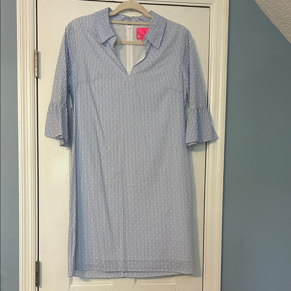 Lilly Pulitzer Dress in Blue and White